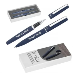 Zestaw piśmienny soft touch SAINTE-MAXIME MoLu z nadrukiem na zamówienie