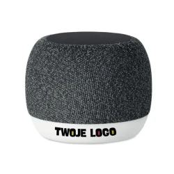 Głośnik z ładowarką bezp. 15W LISTOO+ do naniesienia logo