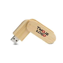 Pamięć USB bambusowa STALK 16 GB z logo