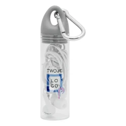 Słuchawki douszne LISTEN & TALK z logo