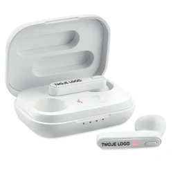 Słuchawki TWS z bazą ładującą JAZZ z logo