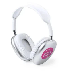 Bezprzewodowe słuchawki nauszne, radio z nadrukiem na zamówienie