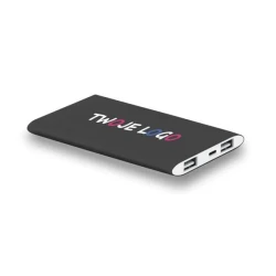 NOBEL. Power bank 7.200 mAh z aluminium pochodzącego z recyklingu (100% z rAL) do nałożenia logo