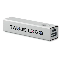 Power bank 2600 mAh POWERALUC do nałożenia logo
