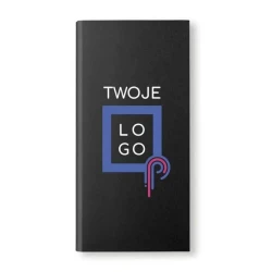 Solarny power bank 8000 mAh SOLAR POWERFLAT do naniesienia logo