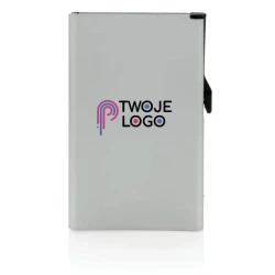 Etui na karty kredytowe, ochrona RFID z naniesieniem logo