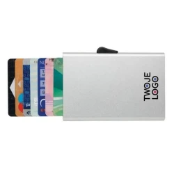 Etui na karty kredytowe C-Secure, ochrona RFID z logo