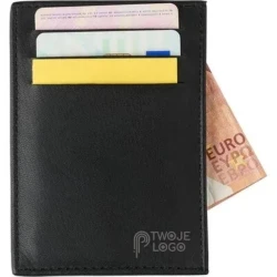 Etui na karty kredytowe, ochrona RFID z logo
