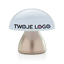 Lampka na biurko Luming, plastik z recyklingu do drukowania logo