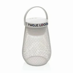 Lampka na biurko Aurora, plastik z recyklingu do naniesienia logo