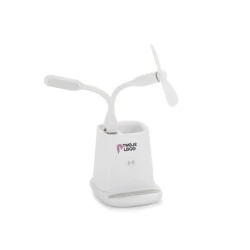 Przybornik z ładowarką indukcyjną BERGO z nadrukiem logo