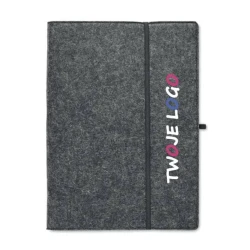 Teczka konferencyjna A4 z RPET FELTNOTE do drukowania logo