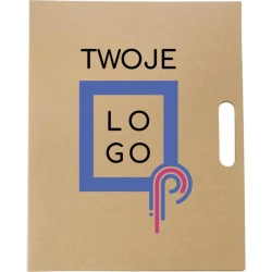 Teczka konferencyjna ok. A4 z notatnikiem, karteczki samoprzylepne, długopis z nadrukiem na zamówienie