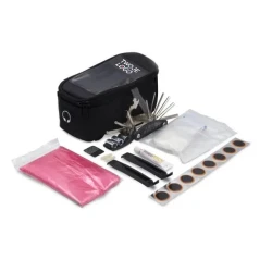 Torba rowerowa z wyposażeniem, zestaw naprawczy, apteczka, poncho | Fabio do naniesienia logo