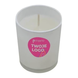 Świeca w szkle SPHERE z logo firmy