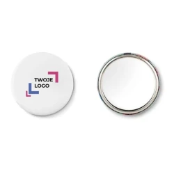 Lusterko button MIRROR do naniesienia logo