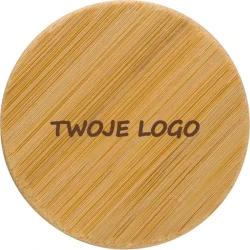 Bambusowe lusterko kieszonkowe do naniesienia logo