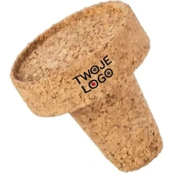 Korek do butelki z nadrukiem logo