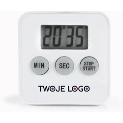 Minutnik kuchenny z magnesem z logo