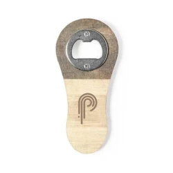 Drewniany otwieracz do butelek z nadrukiem na zamówienie