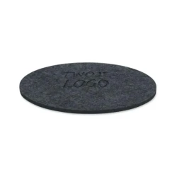 Okrągła podkładka filcowa RPET FELTSTER z logo