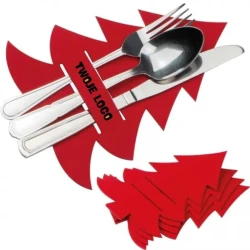 Podkładki do sztućców XMAS do nałożenia logo