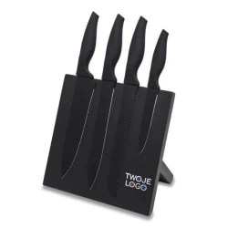 Zestaw noży na bloku magnetycznym Akita z naniesieniem logo