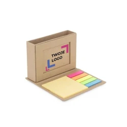 Pojemnik z karteczkami samoprzylepnymi MEFO do drukowania logo