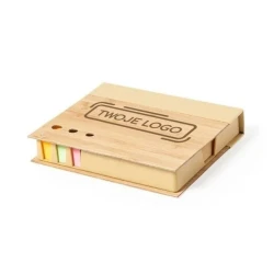 Zestaw do notatek, karteczki samoprzylepne z nadrukiem logo