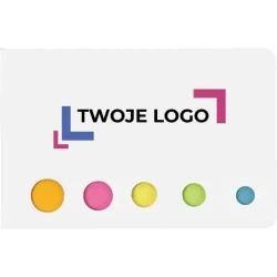 Zestaw do notatek, karteczki samoprzylepne do nałożenia logo