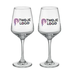 Zestaw 2 kieliszków do wina CHEERS do drukowania logo