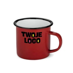 Kubek emaliowany EMAL 300 ml z logo