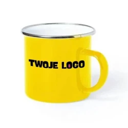 Emaliowany kubek 380 ml do naniesienia logo