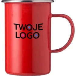 Emaliowany kubek 450 ml do nałożenia logo