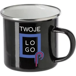 Emaliowany kubek 350 ml z naniesieniem logo