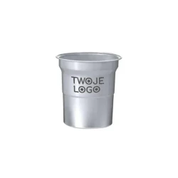 Kubek 500 ml z aluminium z recyklingu z nadrukiem logo