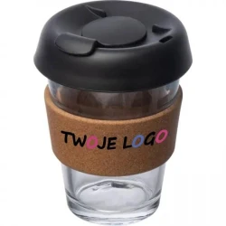 Kubek szklany 350 ml do naniesienia logo