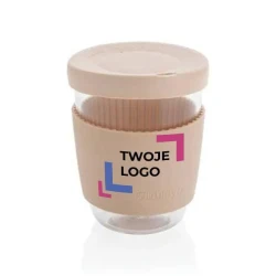 Szklany kubek podróżny Ukiyo 360 ml do naniesienia logo