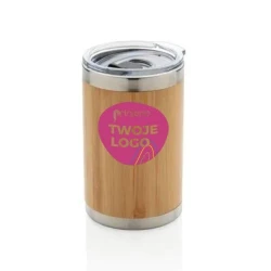 Bambusowy kubek termiczny 270 ml z nadrukiem na zamówienie