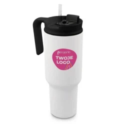 Kubek termiczny 1100 ml Air Gifts z ergonomicznym uchwytem | Ony do nałożenia logo