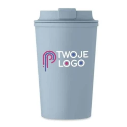 Kubek dwuścienny 350ml BEIBAKU z logo firmy
