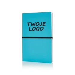 Notatnik A5 Deluxe, miękka okładka z nadrukiem logo