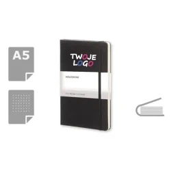 MOLESKINE Notatnik ok. A5 240 kropkowanych stron z naniesieniem logo