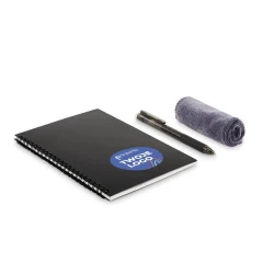 Zmazywalny notes A5 NOBUUK do naniesienia logo