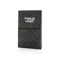 Notatnik A5, filc z recyklingu z nadrukiem na zamówienie