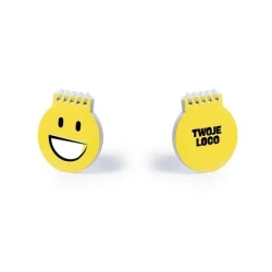 Notatnik "uśmiechnięta buzia" 8 x 9 x 1,1 cm z naniesieniem logo