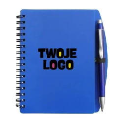 Notatnik ok. A6 z długopisem do drukowania logo