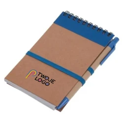 Notatnik ok. A6 z długopisem z logo firmy