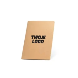 ALCOTT A6. Notatnik w tekturowej okładce (250 g/m²) i gładkich kartek z nadrukiem na zamówienie