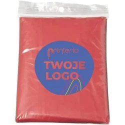 Peleryna z kapturem z logo